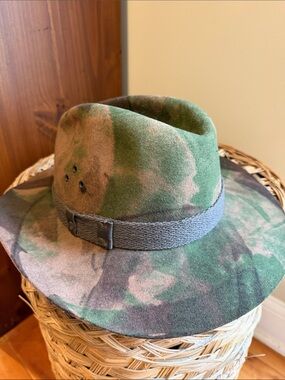 Bailey Men's Camouflage WoolSafari Hat - Green Brown